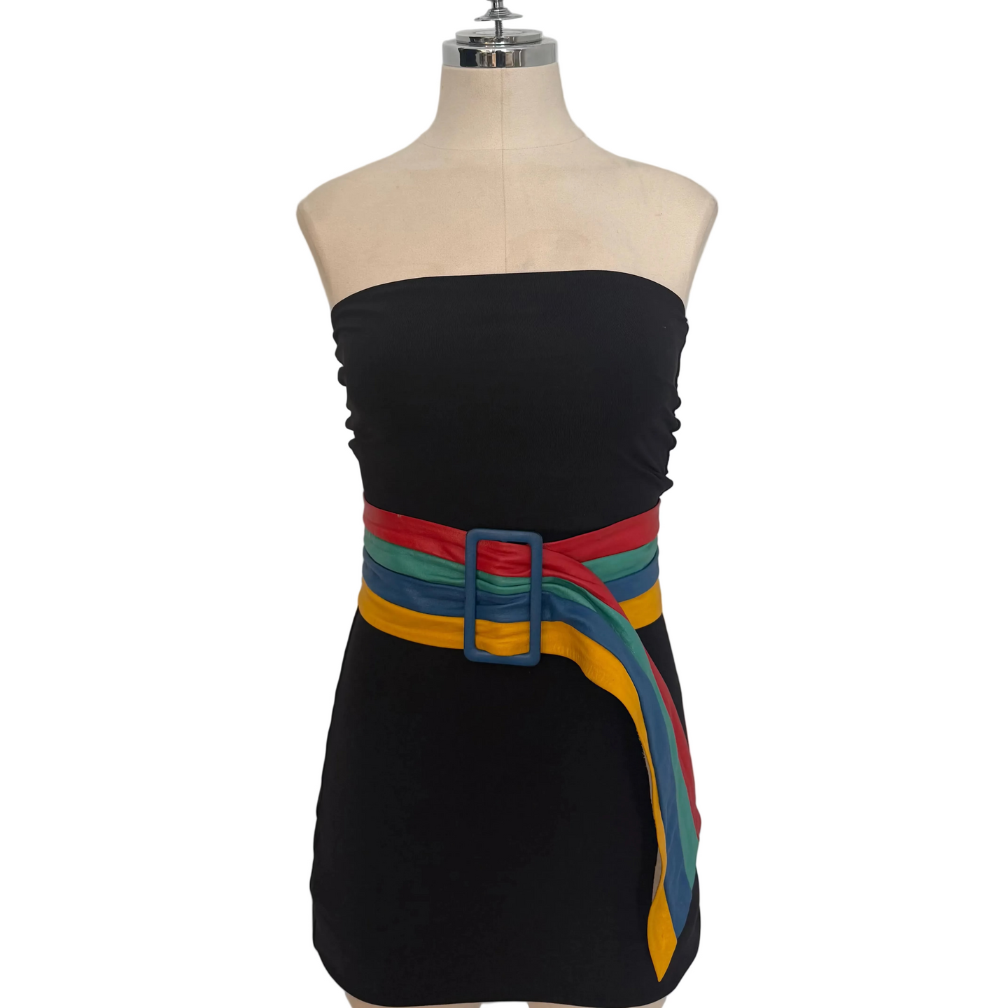 Vintage Multicolor Statement Wrap Belt