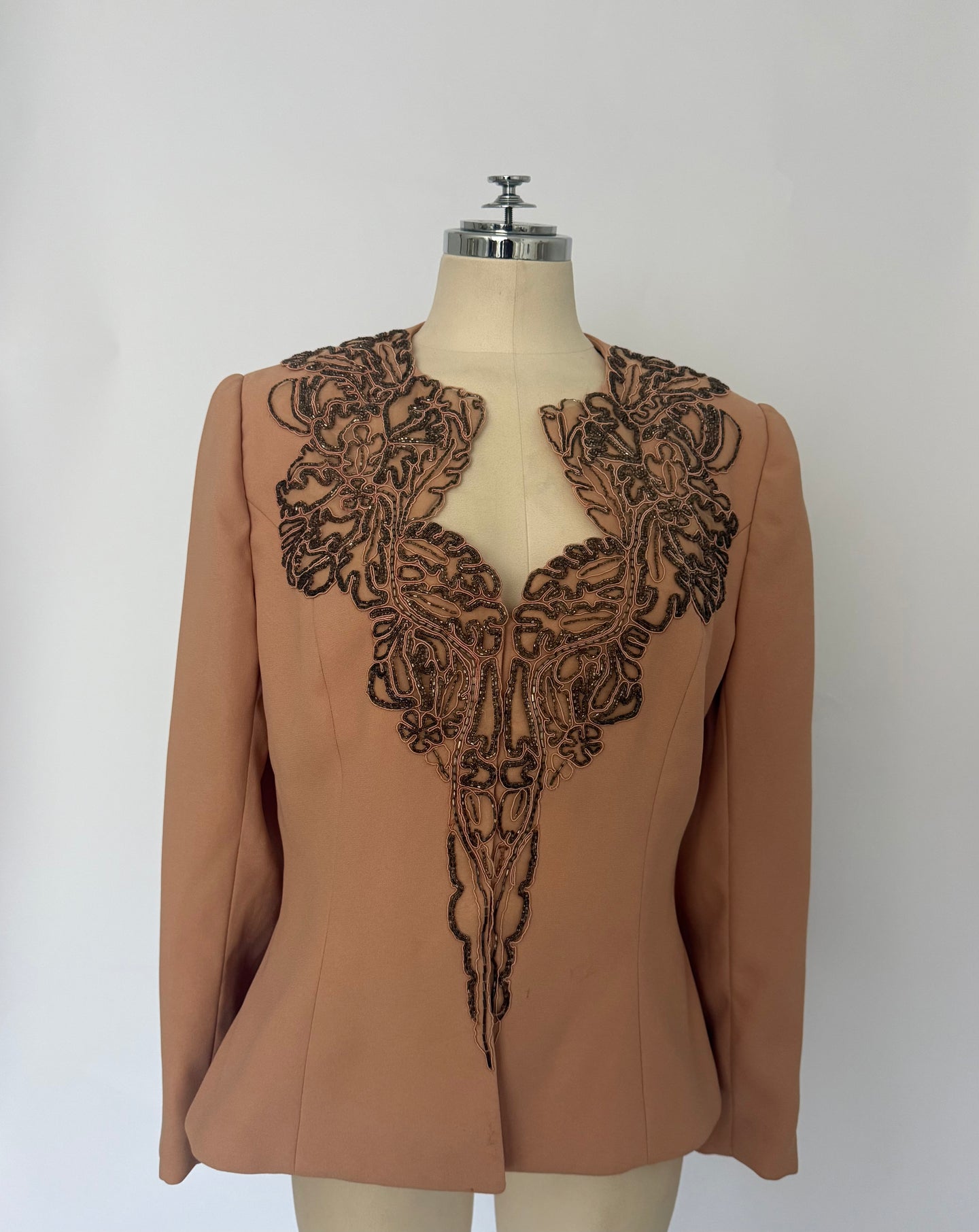 Victor Costa Embellished Jacket